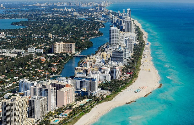 Thành phố Miami - nổi tiếng thế giới với các bãi biển tuyệt đẹp